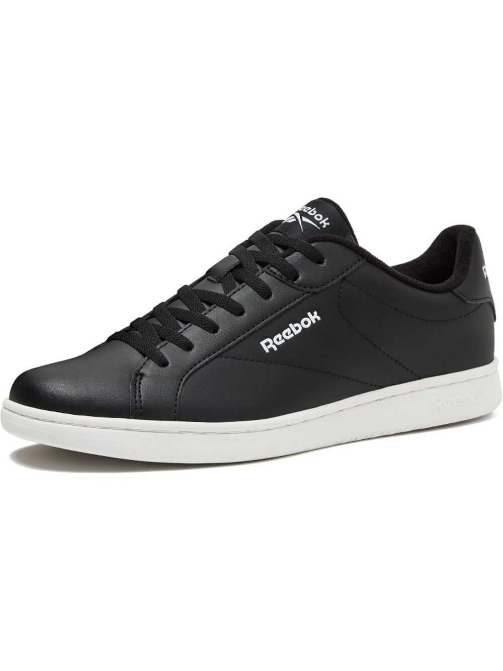Men's Black White Tennis Shoes Casual Lace Up High Top Athletic Running Sneaker